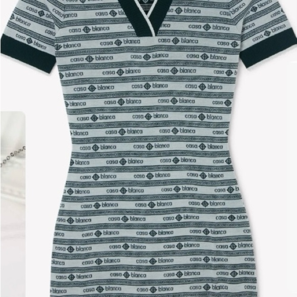 Striped Gray Dress